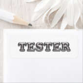 Probeer me Witte Grijze 3D-tester Steekproef Conta Etiket (Insitu)