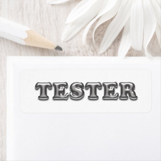 Probeer me Witte Grijze 3D-tester Steekproef Conta Etiket (Insitu)