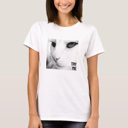 Probeer mij (licht) T-shirt (Voorkant)