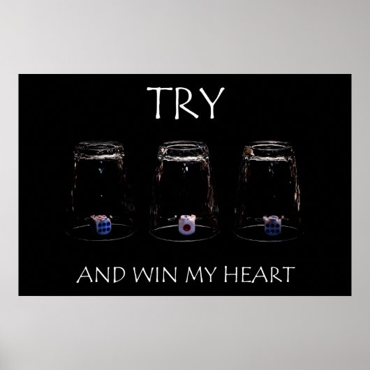 Probeer mijn hart te winnen poster (Voorkant)