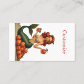 Probeer Mijn Perziken Zeemeermin Thunder_Cove Visitekaartje (Achterkant)