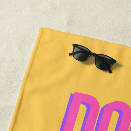 Probeer niet eens deze zonnebank Beach Towel te ne Strandlaken (In situ)