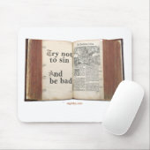 Probeer niet te zingen en slecht te zijn muismat (Met muis)