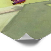 Probeer nieuwe schoenen vrouwen pin-up poster (Hoek)