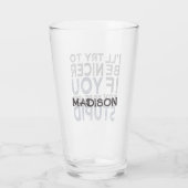 Probeer om een betere aangepaste naam te zijn glas (Achterkant)