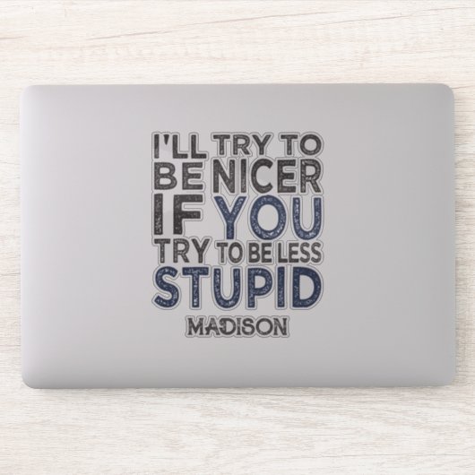 Probeer om een betere aangepaste naam te zijn sticker (Computer)