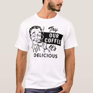 Probeer onze koffie t-shirt