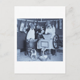 Probeer onze worst! Je krijgt wat je ons ziet make Briefkaart