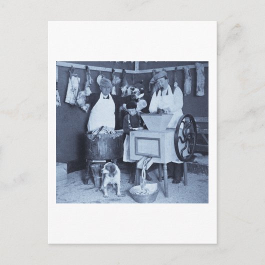 Probeer onze worst! Je krijgt wat je ons ziet make Briefkaart (Voorkant)