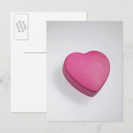 Probeer opnieuw het snoep van het hart briefkaart (Voorkant / Achterkant)