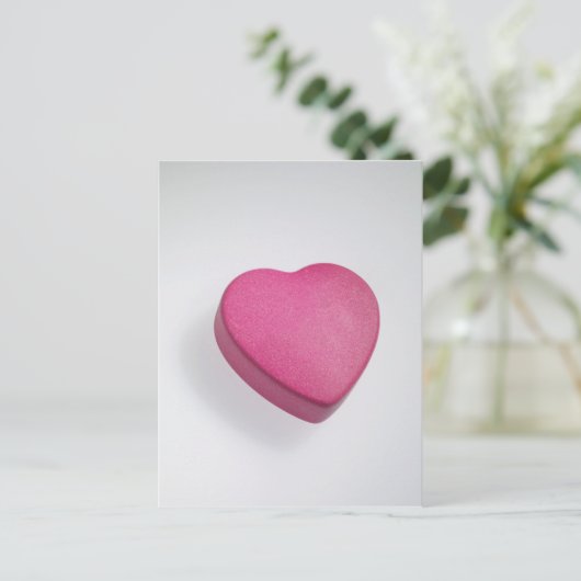 Probeer opnieuw het snoep van het hart briefkaart (Staand voorkant)