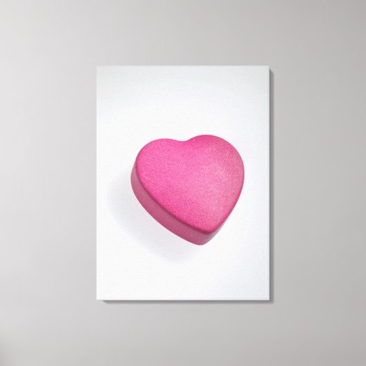 Probeer opnieuw het snoep van het hart canvas afdruk (Voorkant)