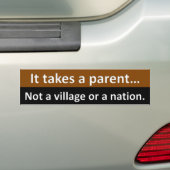 Probeer ouderschap voor een wijziging bumpersticker (Op auto)