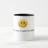 Probeer slimmer te zijn... mok (Midden)