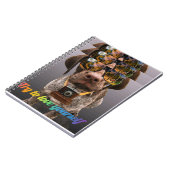 Probeer van jezelf te houden | Schattigee hond met Notitieboek (Linkerzijde)