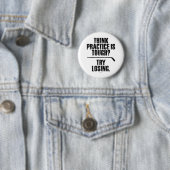 Probeer Verlies (Hockey) Ronde Button 5,7 Cm (In situ)