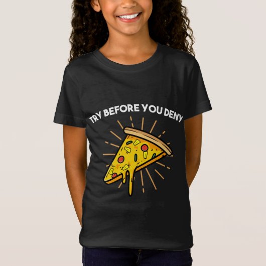 Probeer voordat u vreemde anananasepaplaire epizza t-shirt (Voorkant)