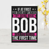 Probeer wat Bob je de eerste keer heeft gezegd te Kaart (Gele Bloem)