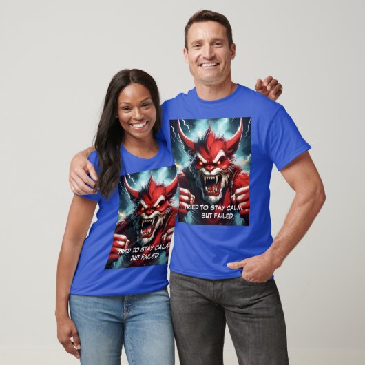 Probeerde kalm te blijven t-shirt (Unisex)