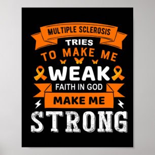 Probeert me zwak geloof in God te geven, maak me s Poster