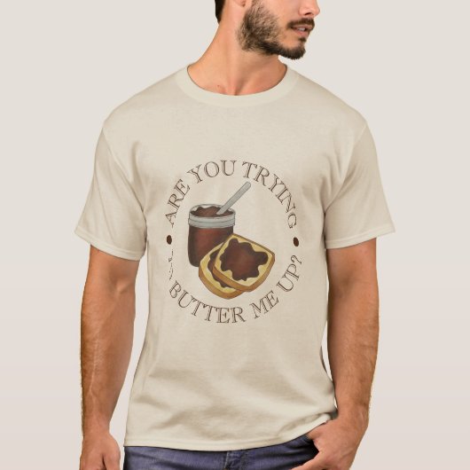 Probeert u me op te blazen grappige Foodie Apple? T-shirt (Voorkant)