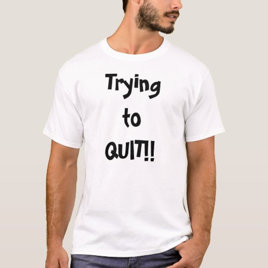 Proberen af te sluiten t-shirt (Voorkant)