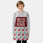 Proberen Brownie Points Kerstmis te verdienen Schort (Gedragen)