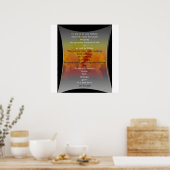 Proberen is een risico op falen poster (Keuken)