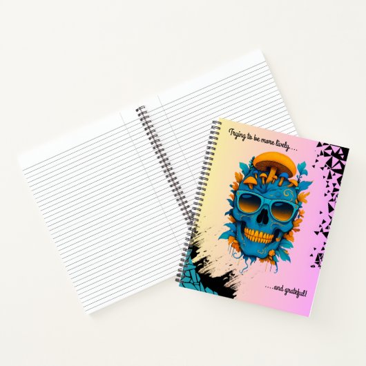 Proberen levendiger te zijn.....en dankbaar! notitieboek (Binnen)