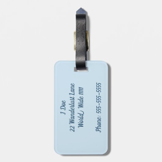 Proberen om het allemaal Bagagelabel te zien (Achterkant verticaal)