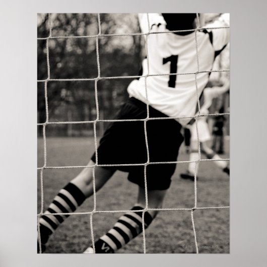 Proberen om het team te beschermen met het net in  poster (Voorkant)