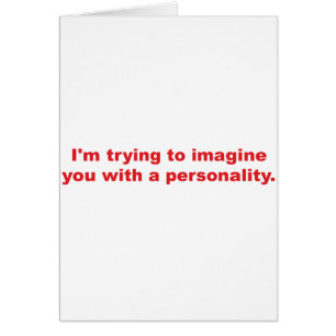 Proberen om je voor te stellen met een persoonlijk