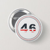 ProBiden-nummer 46 Vlagpatroon Ronde Button 5,7 Cm (Voorkant /achterkant)