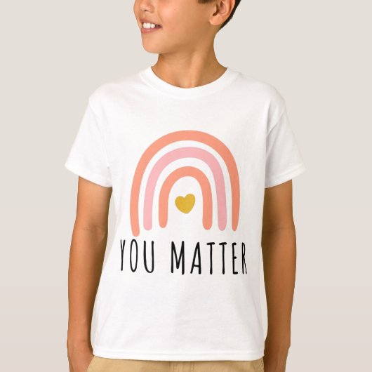 Probleem Bevorder Positief Bewustzijn Inspirerend T-shirt (Voorkant)