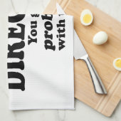 Probleem daarmee - directeur koor theedoek (Quarter Fold)