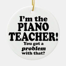 Probleem daarmee - Pianoleraar