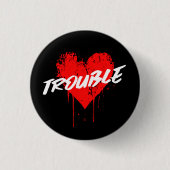 Probleem | Druppelend Hart Speldje (Voorkant)