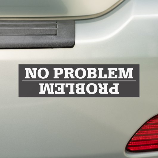 Probleem/geen Bumpersticker probleem (Op auto)