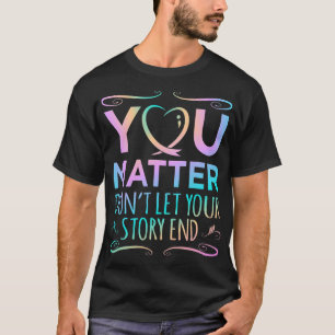 Probleem Gelukkig Zelfmoord Bewustzijn Ondersteuni T-shirt