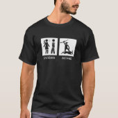 Probleem gescheiden opgelost Funny Divorce Deer Hu T-shirt (Voorkant)