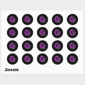 Probleem Heimer Paarse Heimer's Awareness 2 Ronde Sticker (Vel)