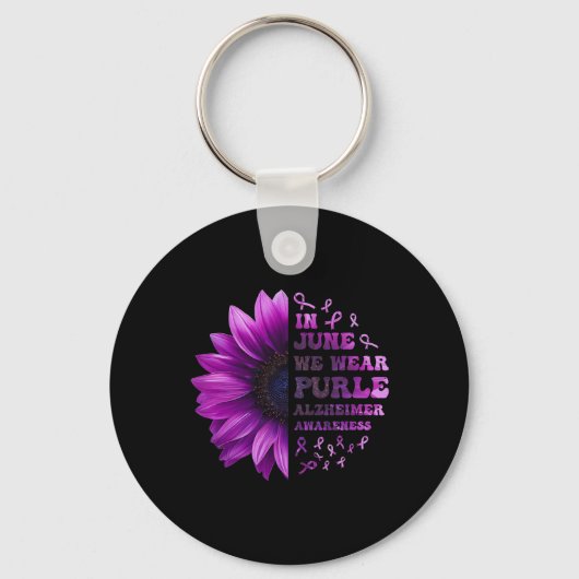 Probleem Heimer Paarse Heimer's Awareness 4 Sleutelhanger (Voorkant)