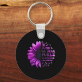 Probleem Heimer Paarse Heimer's Awareness 4 Sleutelhanger (Voorkant)