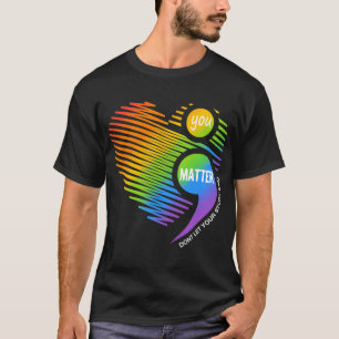 Probleem Laat je verhaal niet eindigen Semicolon M T-shirt
