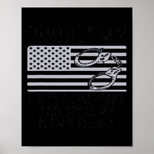 Probleem met de funny Correction Officer schrijven Poster