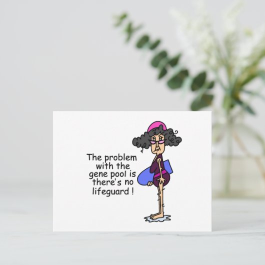 Probleem met de genenpool briefkaart (Staand voorkant)