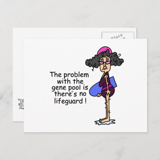 Probleem met de genenpool briefkaart (Voorkant / Achterkant)