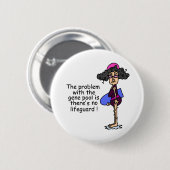 Probleem met de genenpool ronde button 5,7 cm (Voorkant /achterkant)