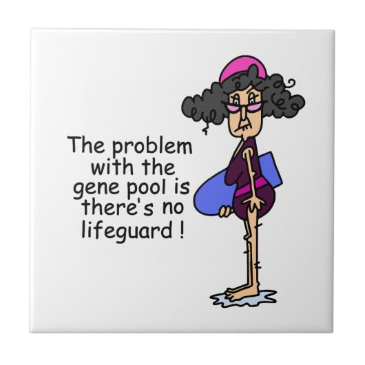 Probleem met de genenpool tegeltje (Voorkant)