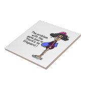 Probleem met de genenpool tegeltje (Zijkant)